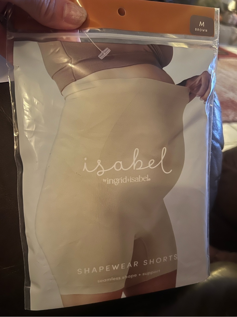Isabel Maternity Medium 8-10 Brown Shapewear Shorts, new in sealed package